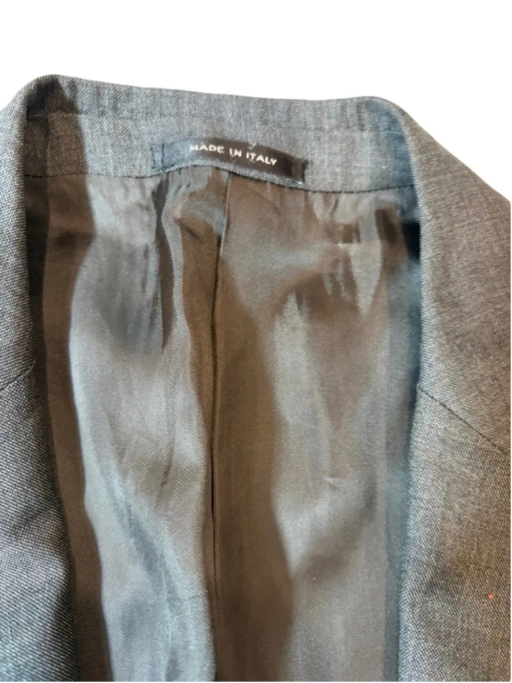 Ralph Lauren Black Label Gray Wool Blazer 42R Italy Luxury Tailored flaw